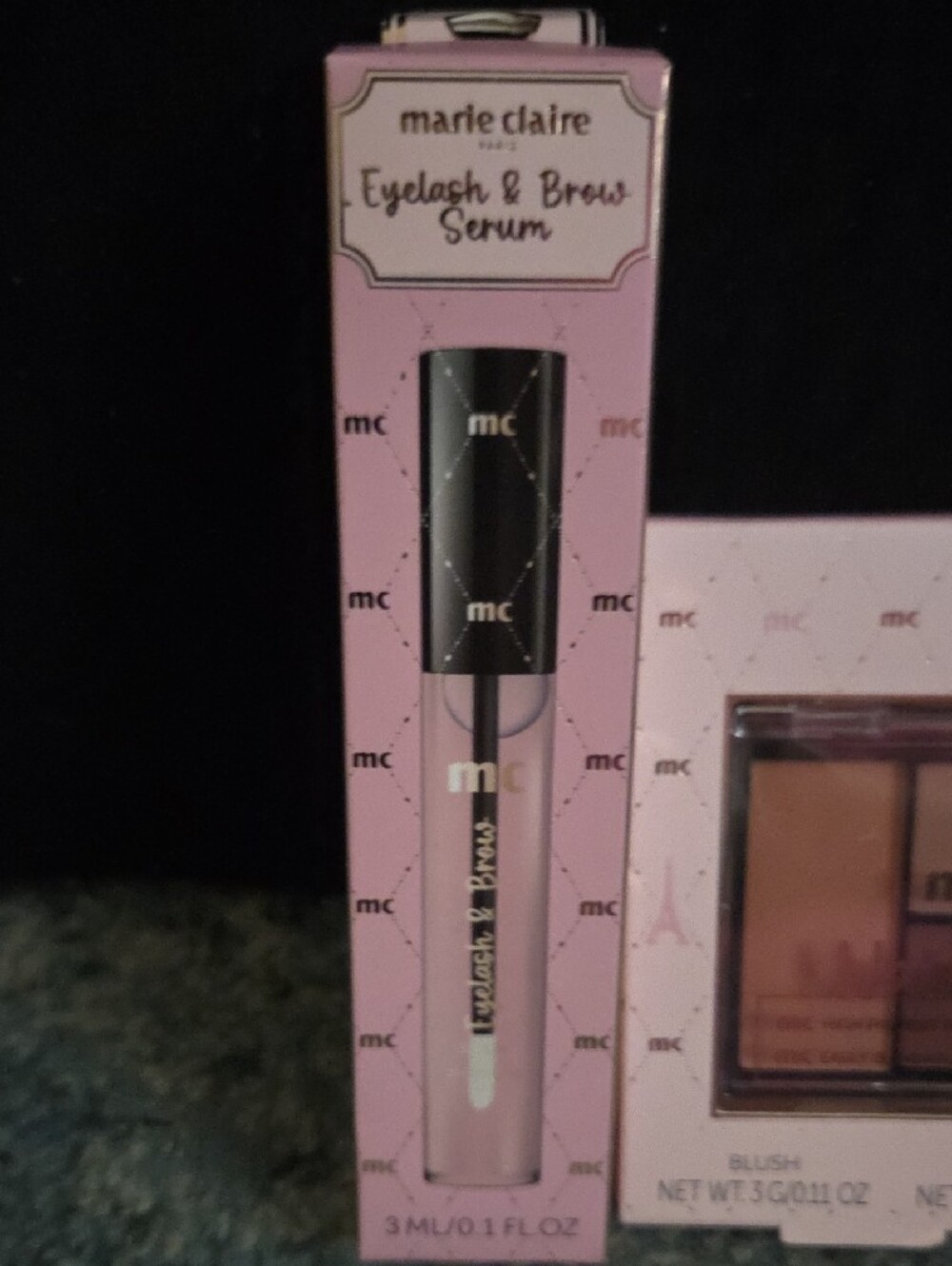 3 Piece Marie Claire Paris Face Palette & Eyelash & Brow Serum Set - Picture 2 of 5